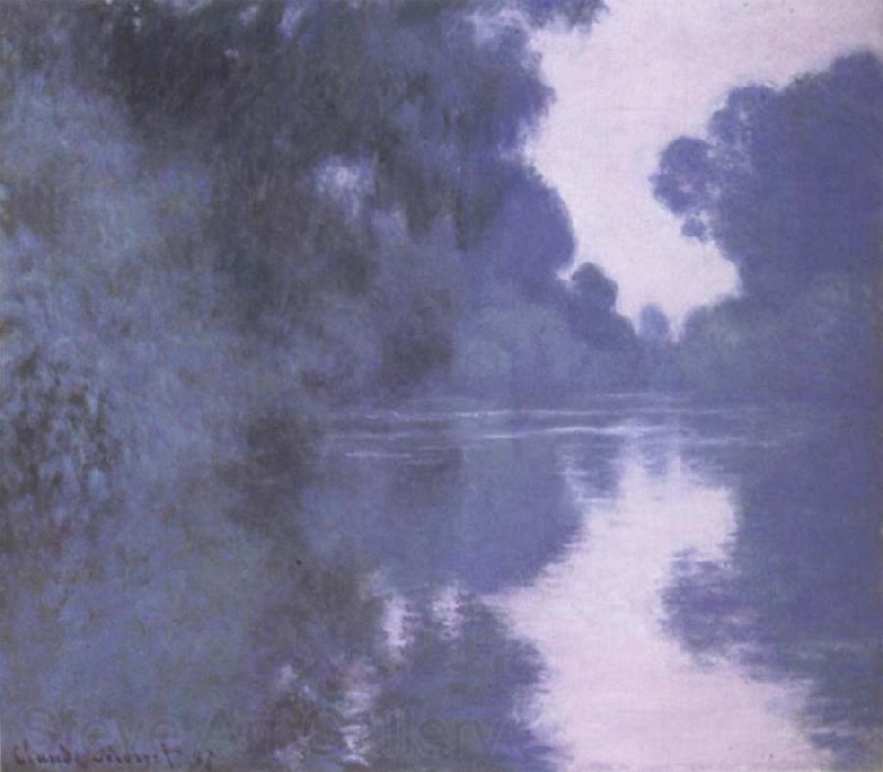 Claude Monet Morning on the Seine,near Giverny Germany oil painting art